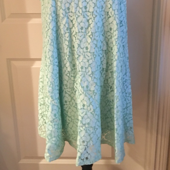 Mint Lace Pearl and Rhinestone Altar'd State Dress - Picture 3 of 8